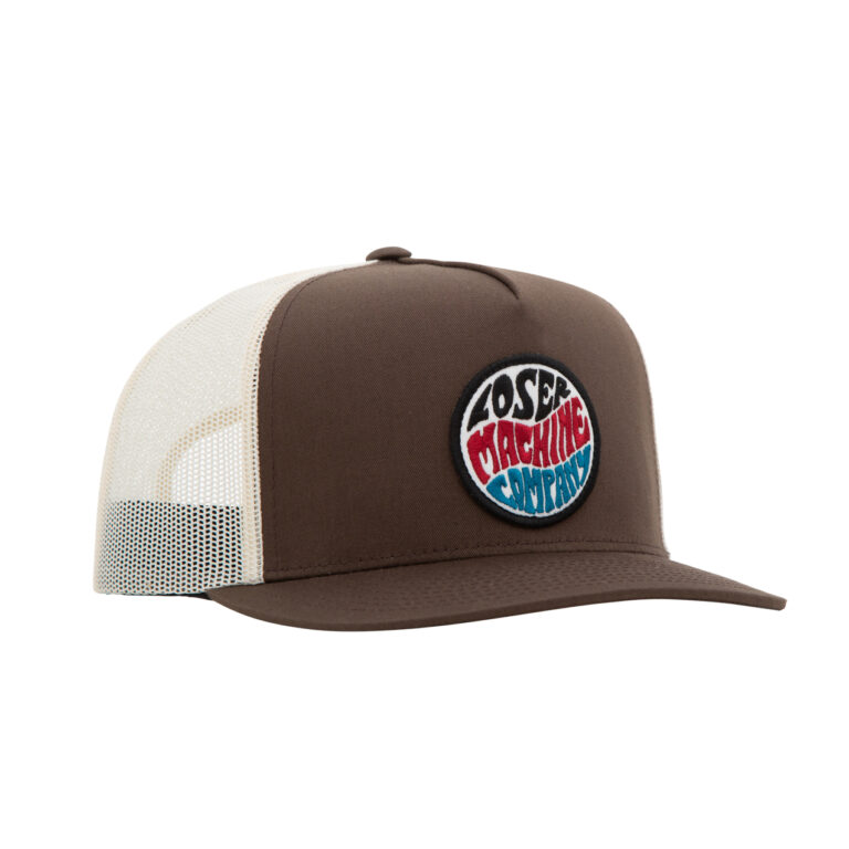 LOSER MACHINE WAVY CAP BROWN/WHITE