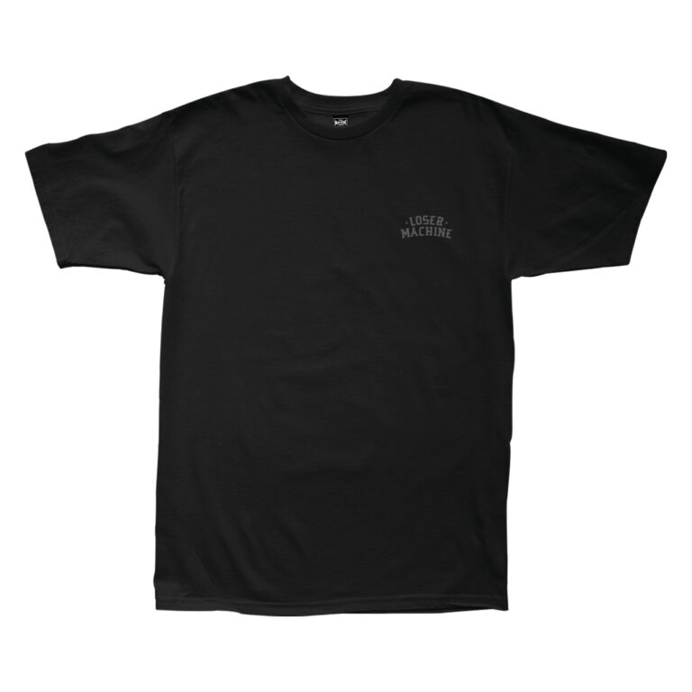 LOSER MACHINE FORBIDDEN S/S T-SHIRT BLACK - Image 2