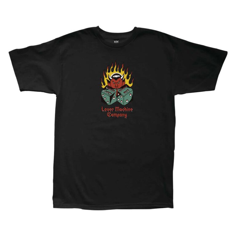 LOSER MACHINE DANGEROUS TOYS S/S T-SHIRT BLACK
