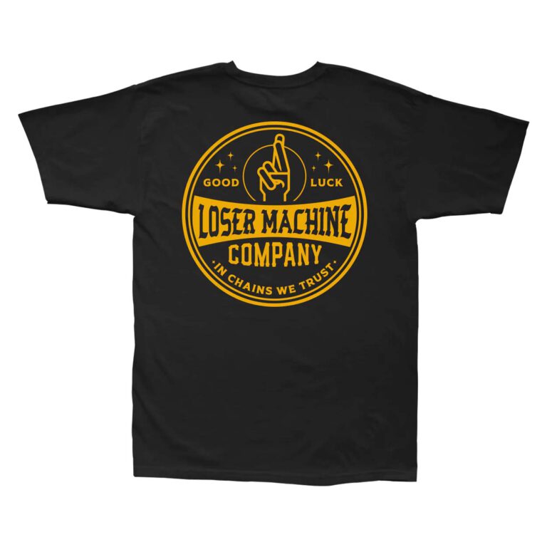 LOSER MACHINE TOKEN S/S T-SHIRT BLACK