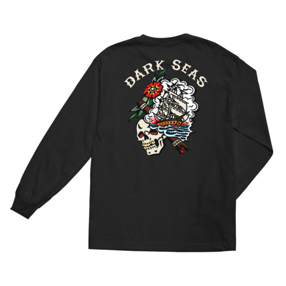 DARK SEAS YESTERYEAR L/S T-SHIRT BLACK