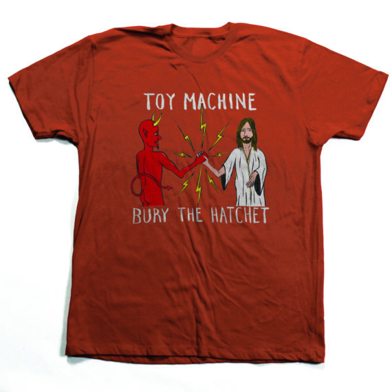 TOY MACHINE BURY THE HATCHET S/S TEE OCHER