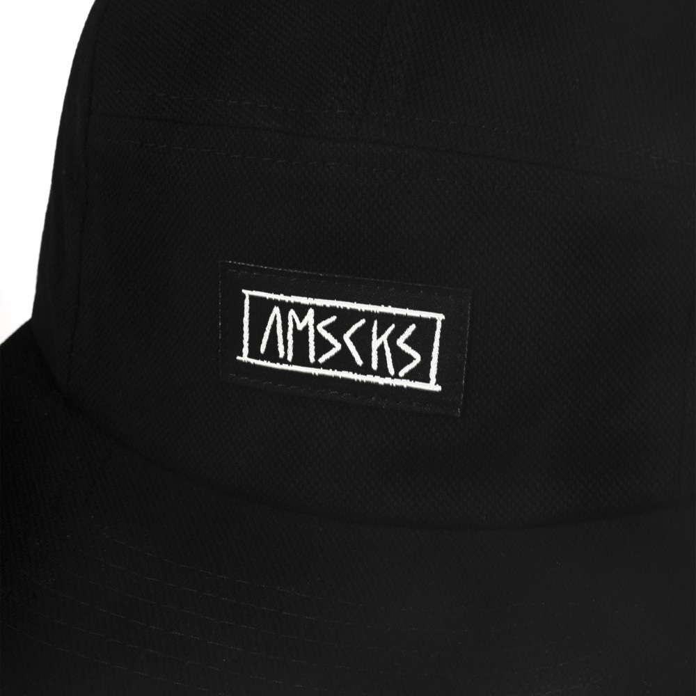 AMERICAN SOCKS 5PANEL CAP BLACK - Image 4