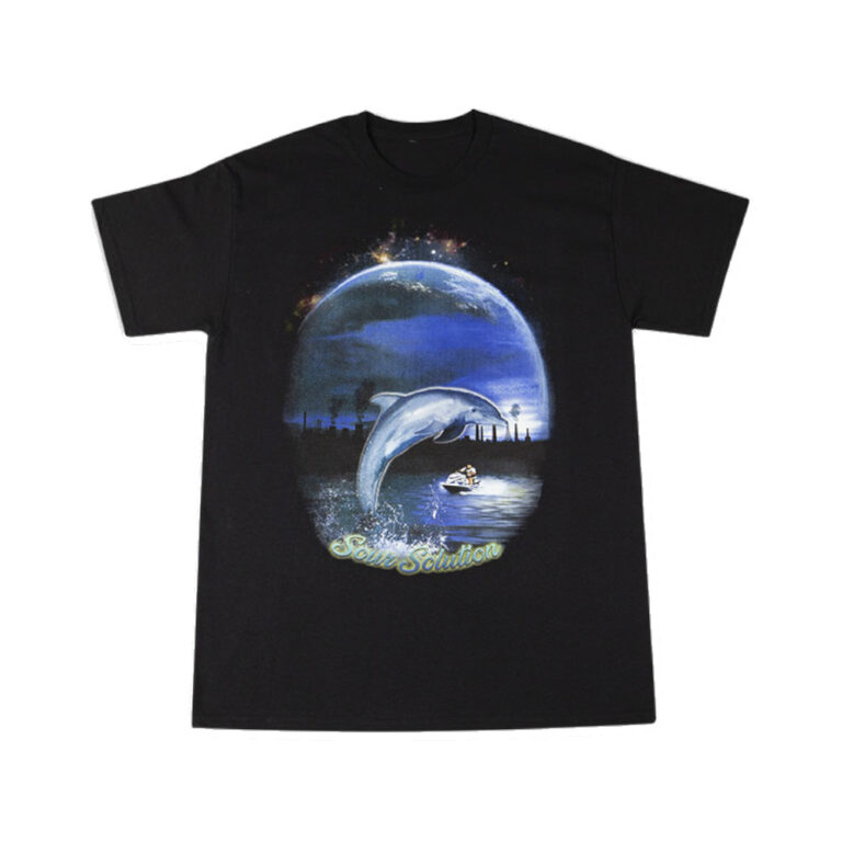 SOUR DOLPHIN S/S T-SHIRT BLACK