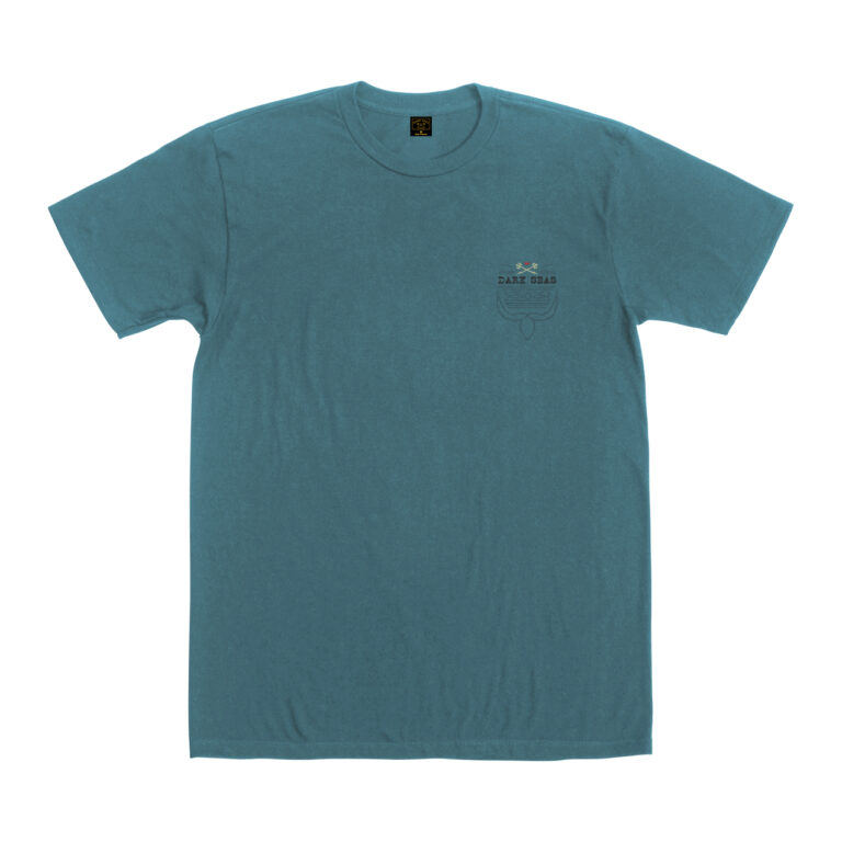DARK SEAS TUMBLEWEED PIGMENT S/S T-SHIRT BLUE FIN - Image 2