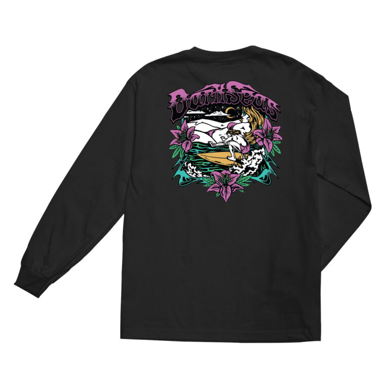 DARK SEAS SUPER SESSION L/S T-SHIRT BLACK