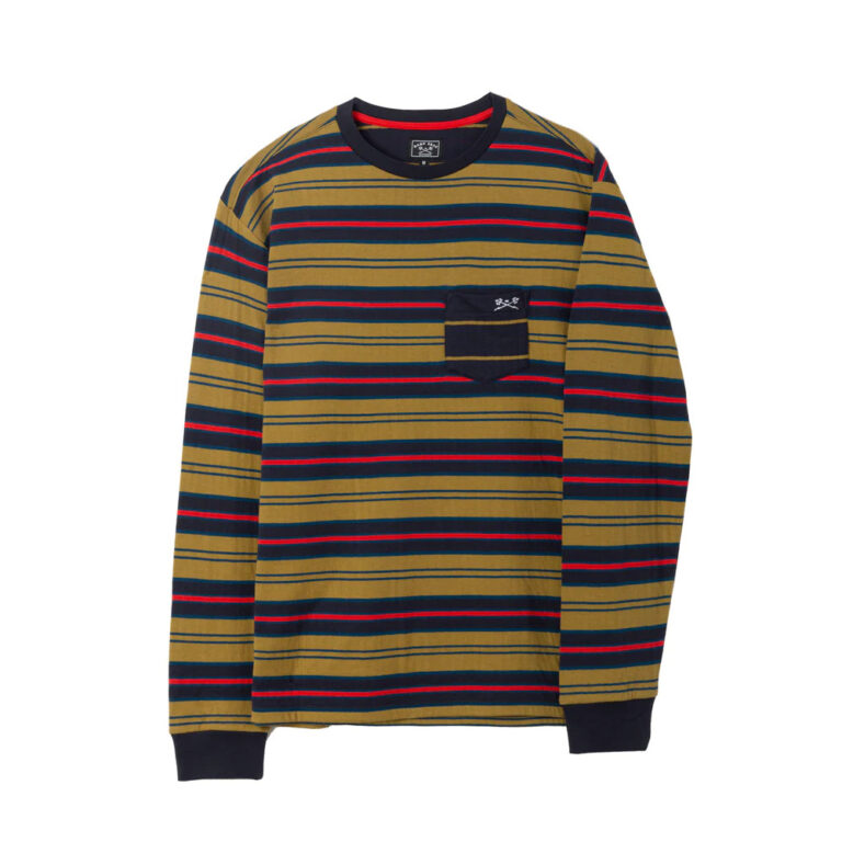 DARK SEAS GRANITE L/S KNIT NAVY/GOLD