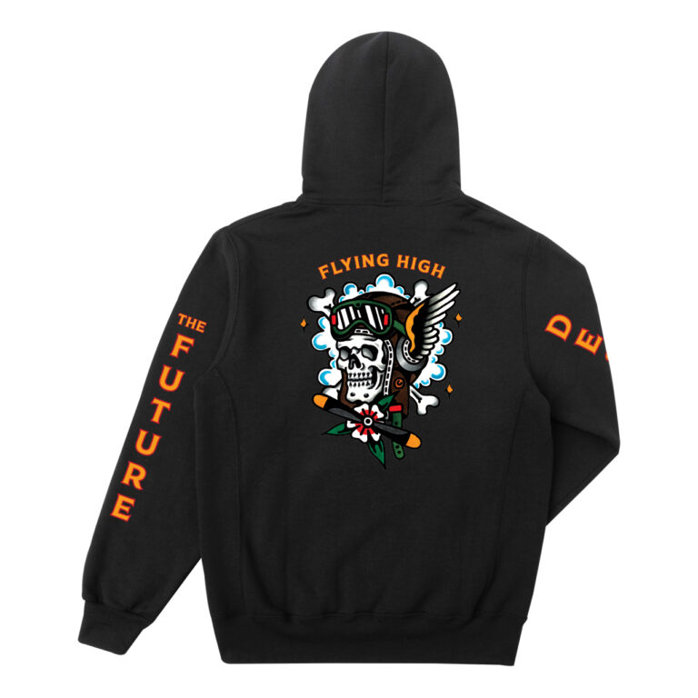 LOSER MACHINE AIRMAN  WICKING PULLOVER FLEECE BLACK