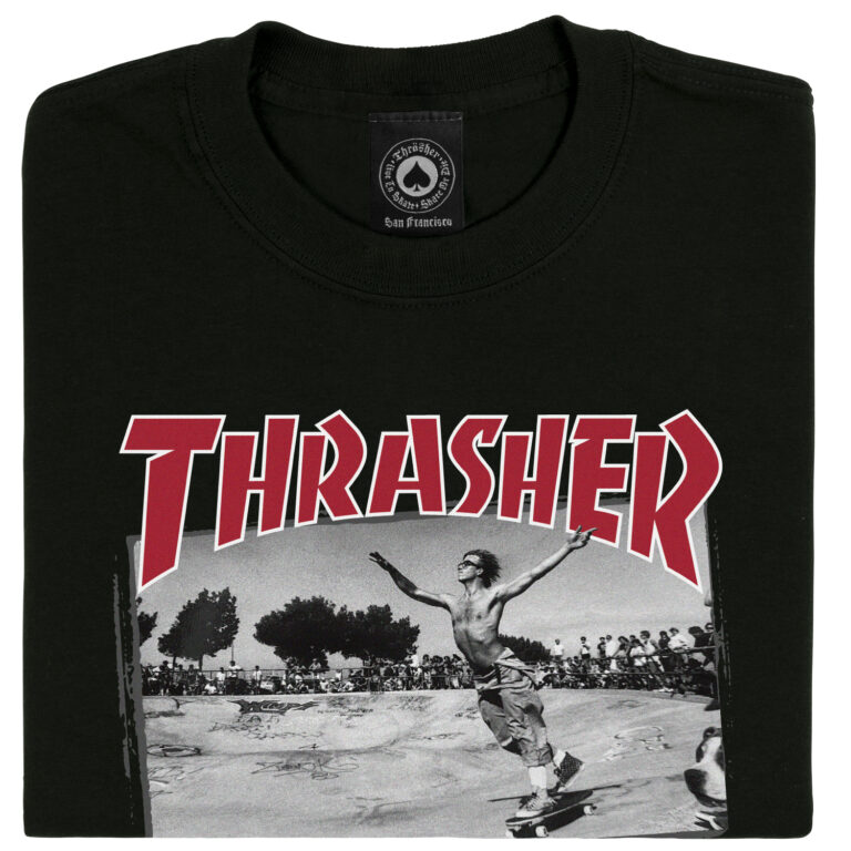 THRASHER JAKE DISH T-SHIRT BLACK - Image 2