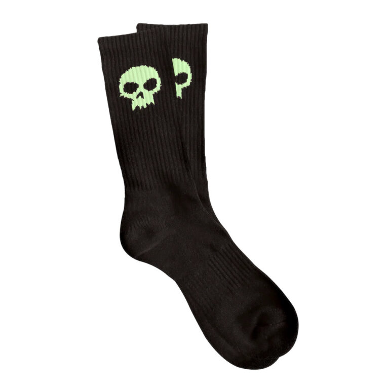 ZERO SINGLE SKULL SOCKS -GLOW IN THE DARK-