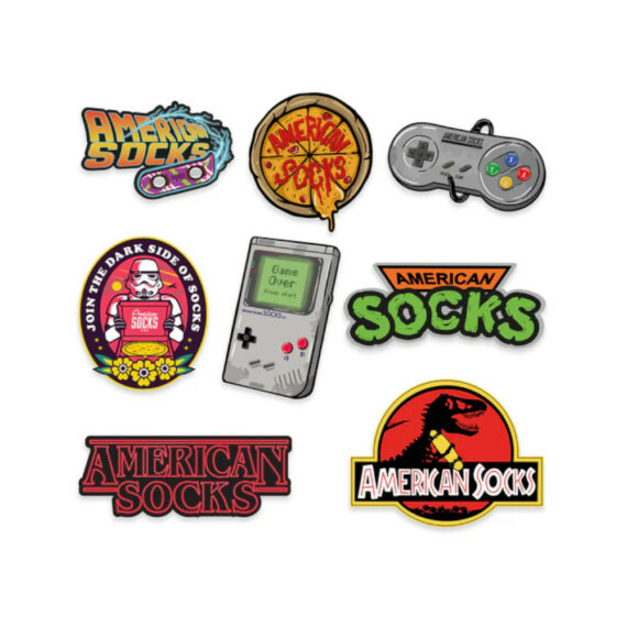 AMERICAN SOCKS 90S STICKER PACK
