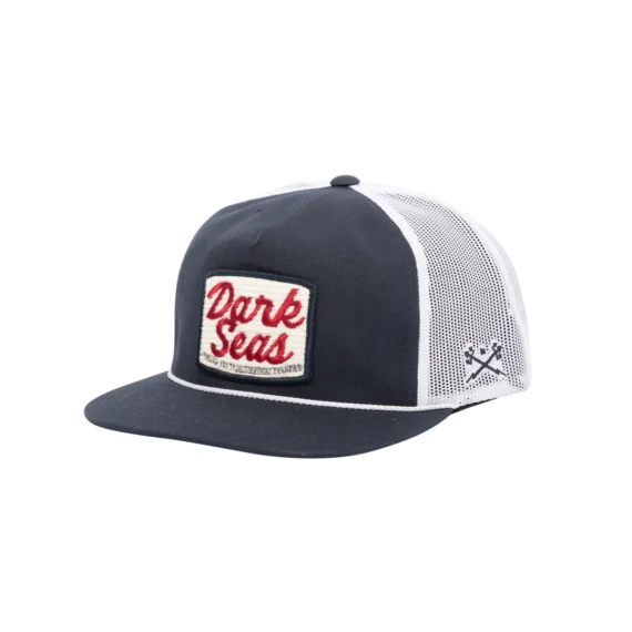 DARK SEAS RHODES HAT NAVY/WHITE OS