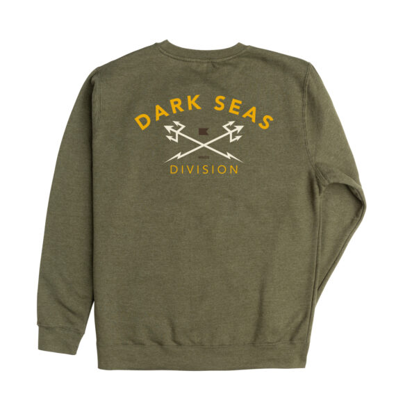 DARK SEAS HEADMASTER CREW FLEECE ARMY