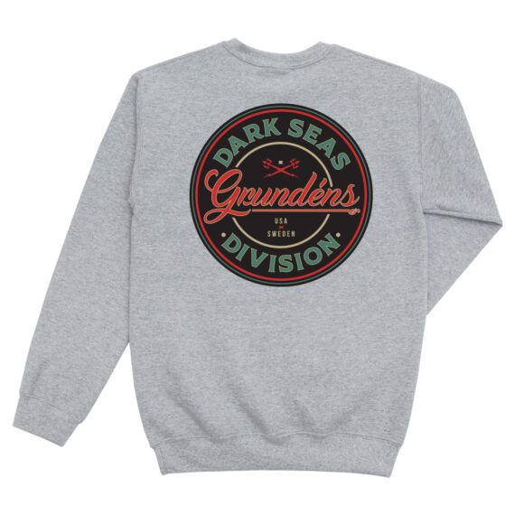 DARK SEAS INSTINCTIVE STOCK CREW HTHR GREY