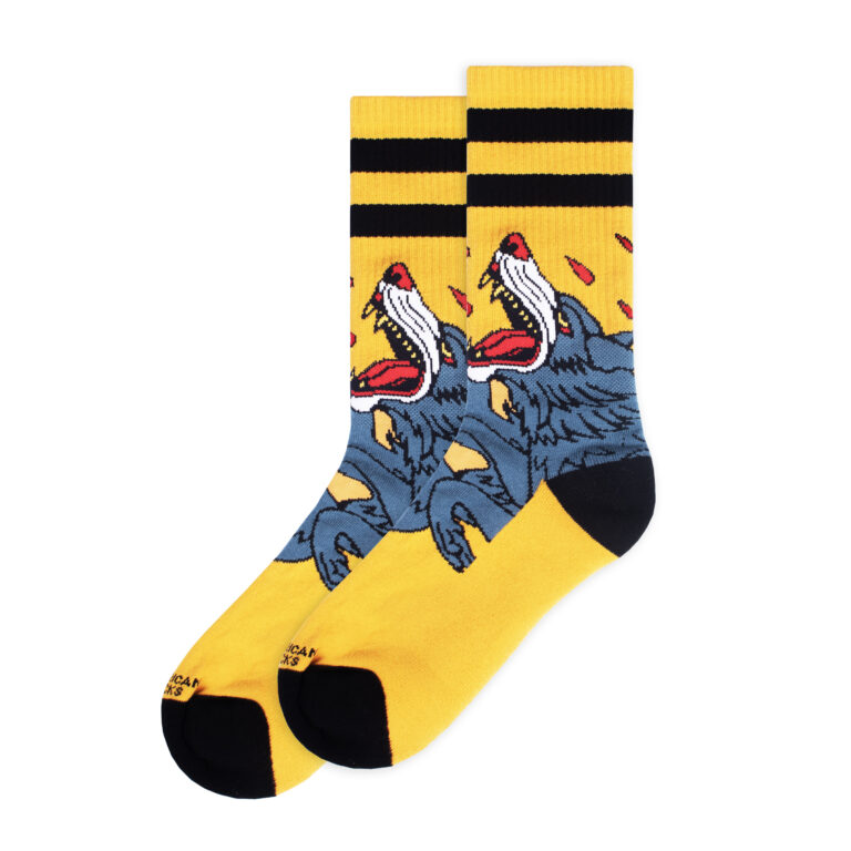 AMERICAN SOCKS MID HIGH WOLFPACK OS