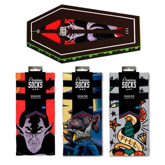 AMERICAN SOCKS COFFIN GIFTBOX