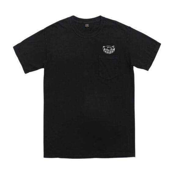LOSER MACHINE SECRET SOCIETY ST POCKET TEE BLACK