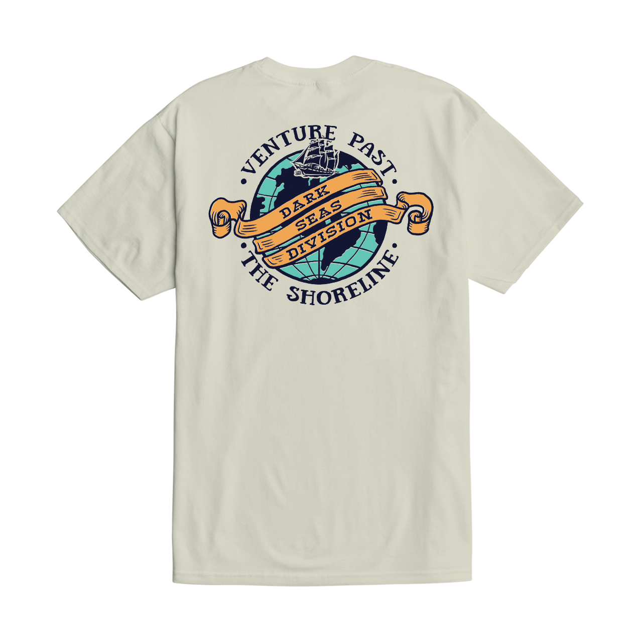 DARK SEAS WORLD TRAVELER PREMIUM S/S TEE CREAM