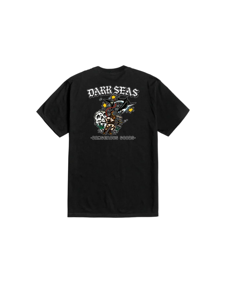 DARK SEAS AQUALUNG STOCK TEE BLACK