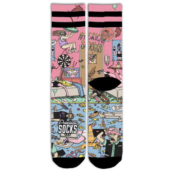 AMERICAN SOCKS AMERICAN PIE MID HIGH
