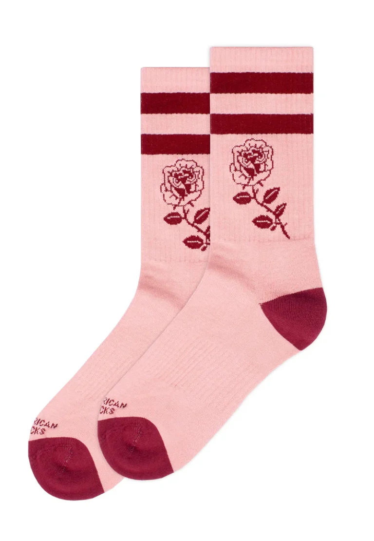 AMERICAN SOCKS ROSE MID HIGH ONE SIZE
