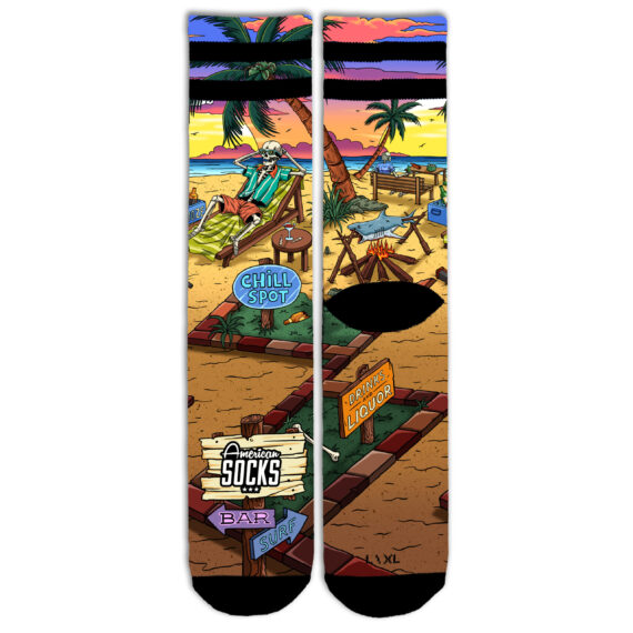 AMERICAN SOCKS CHILLER MID HIGH