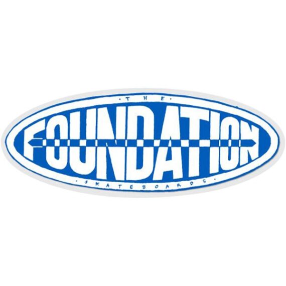 FOUNDATION OVAL STICKER 1 PC