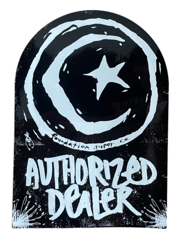 FOUNDATION OFFICIAL DEALER STICKER 25PK