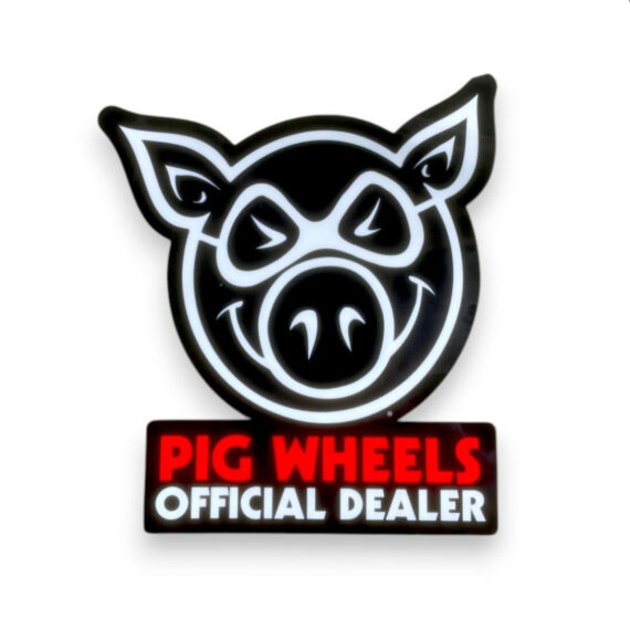 PIG OFFICIAL DEALER STICKER 25PK