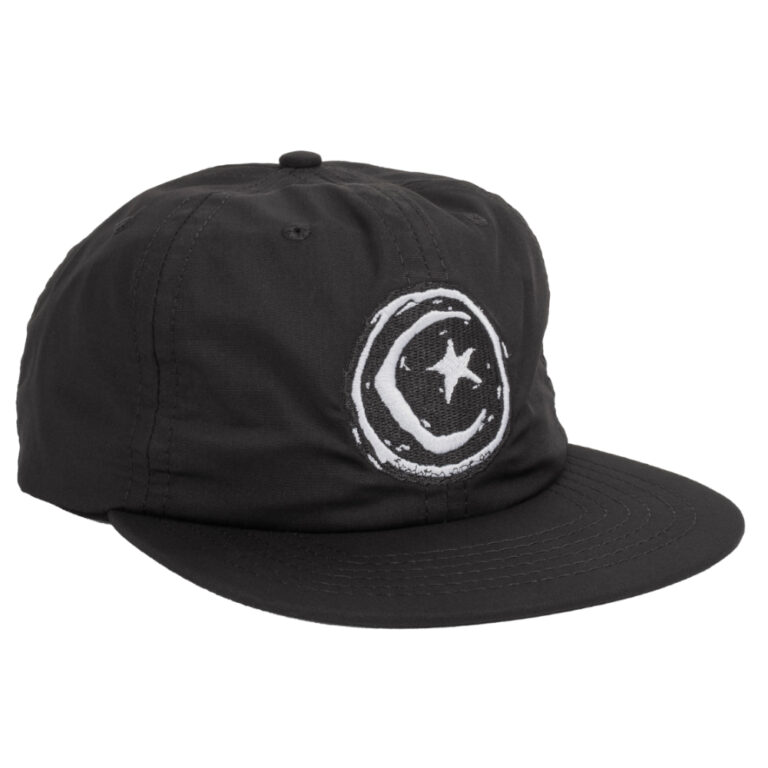 FOUNDATION STAR & MOON UNSTRUCTURED CAP BLACK