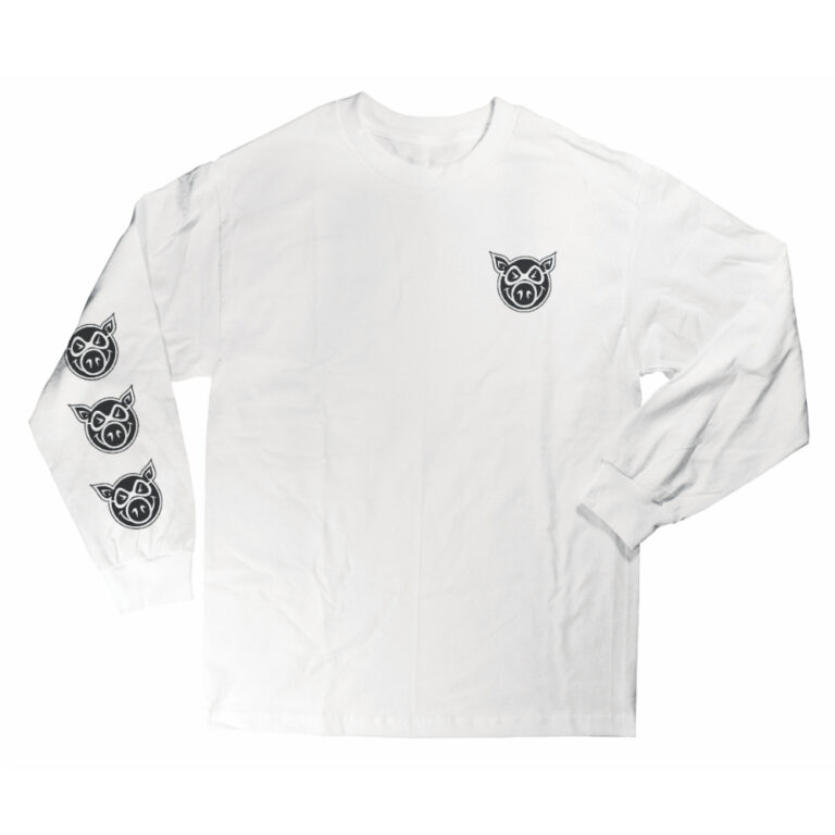 PIG WHEELS MULI PIG L/S WHITE