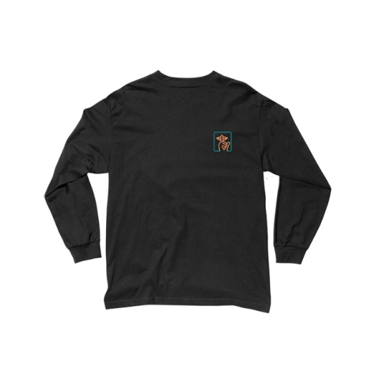 QUIET LIFE SHHH BOX LONG SLEEVE BLACK