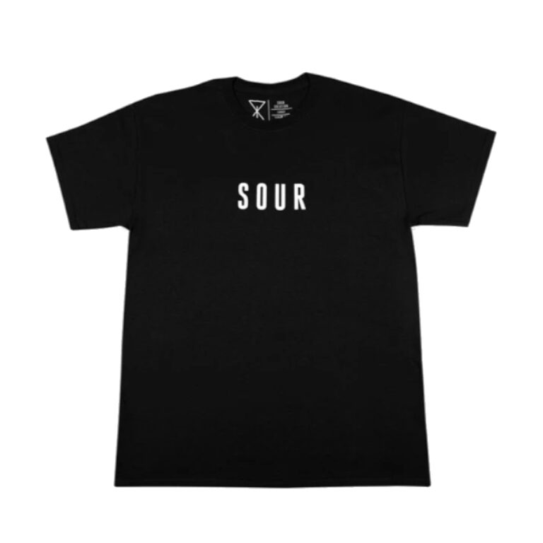 SOUR ARMY PRINT TEE BLACK / WHITE