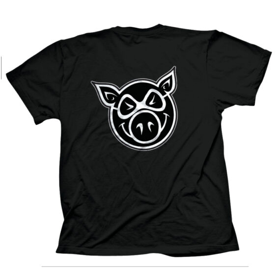 PIG F & B HEAD TEE BLACK