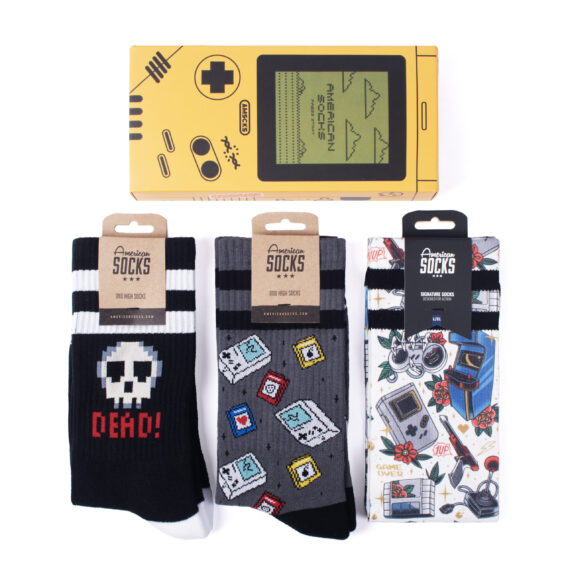 AMERICAN SOCKS GAMER GIFTBOX 3-PACK