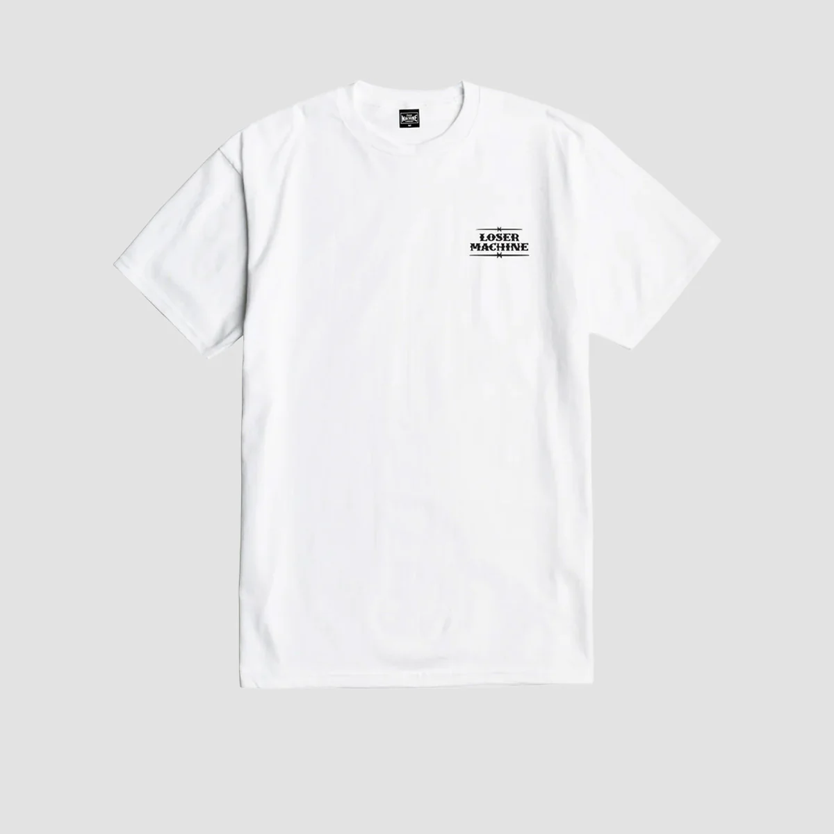 LOSER MACHINE HARDENED STOCK TEES WHITE - Image 2