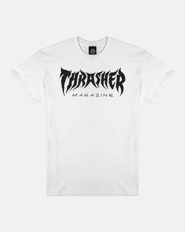 THRASHER METAL T-SHIRT WHITE