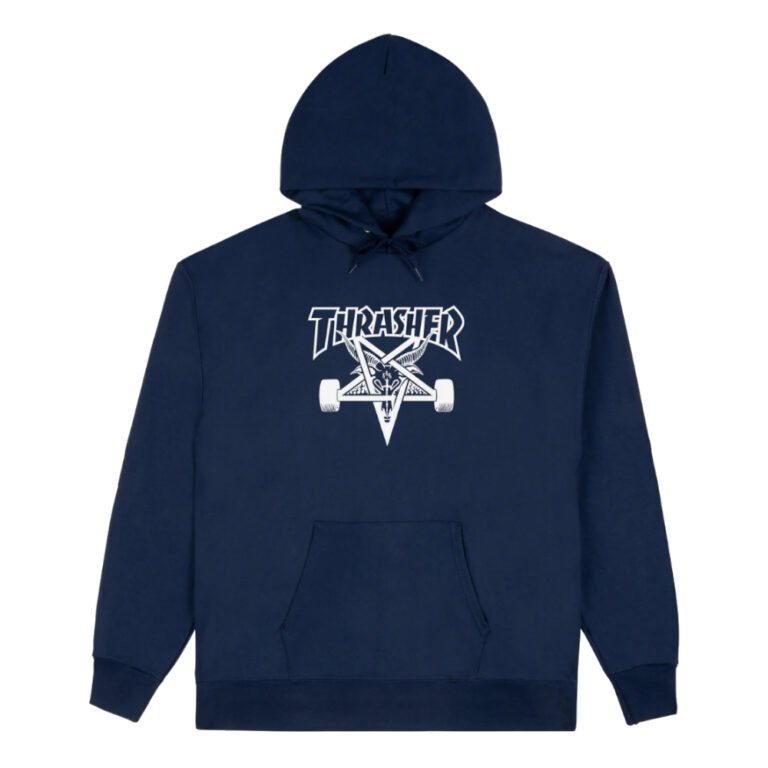 THRASHER SKATEGOAT HOODED SWEAT NAVY