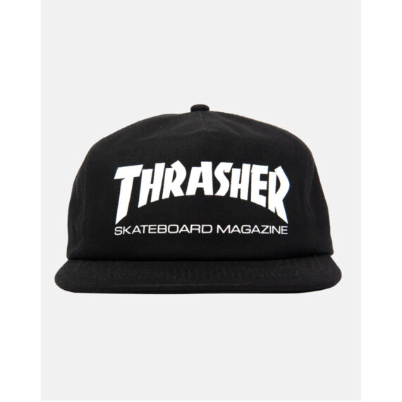 THRASHER SKATE MAG SNAPBACK BLACK/WHITE