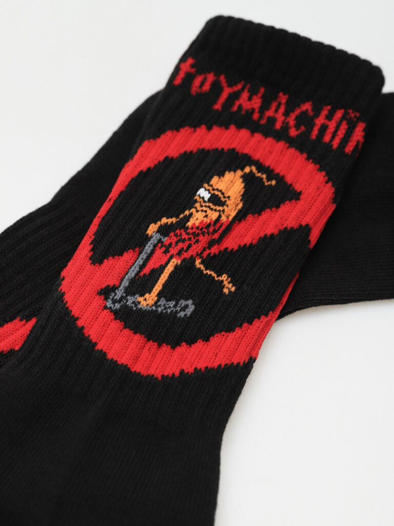 TOY MACHINE NO SCOOTER SOCK BLACK OS - Image 2