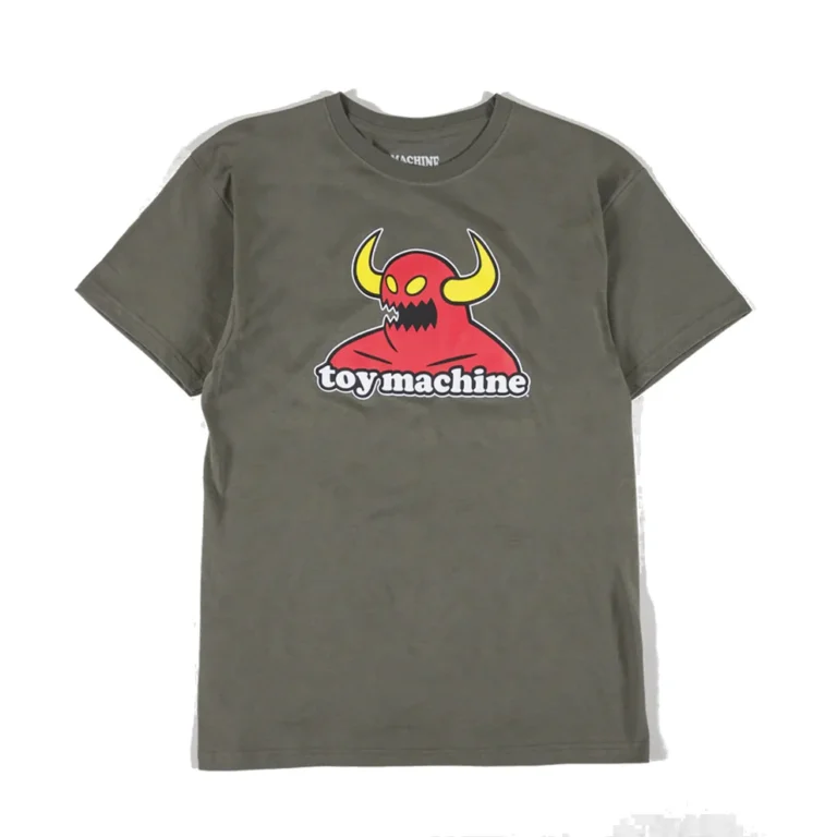 TOY MACHINE MONSTER TEE LT OLIVE