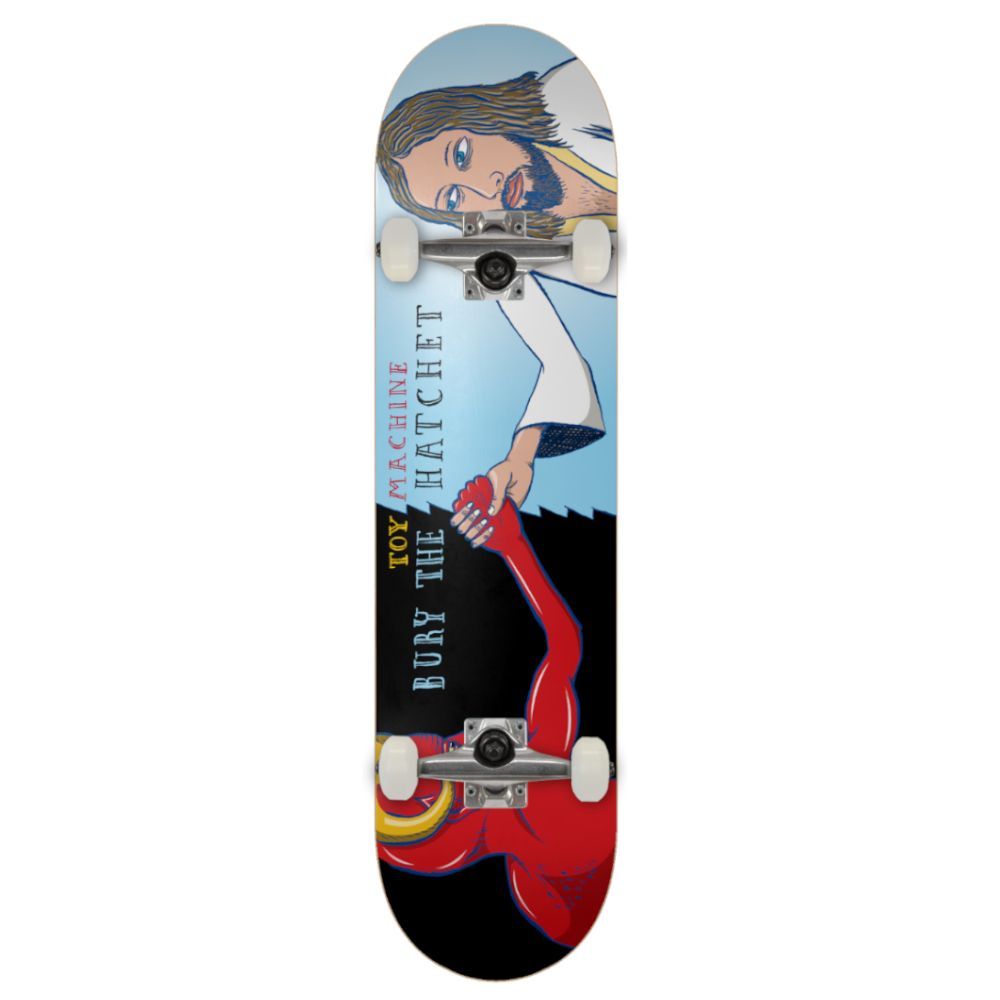 TOY MACHINE BURY THE HATCHET SYM COMPLETE 8.0