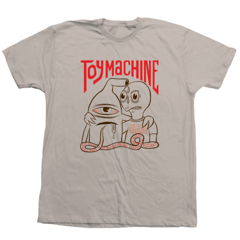 TOY MACHINE I'M WITH STUPID TEE SAND