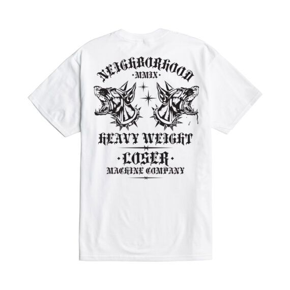 LOSER MACHINE THRASH POUND STOCK TEE WHITE