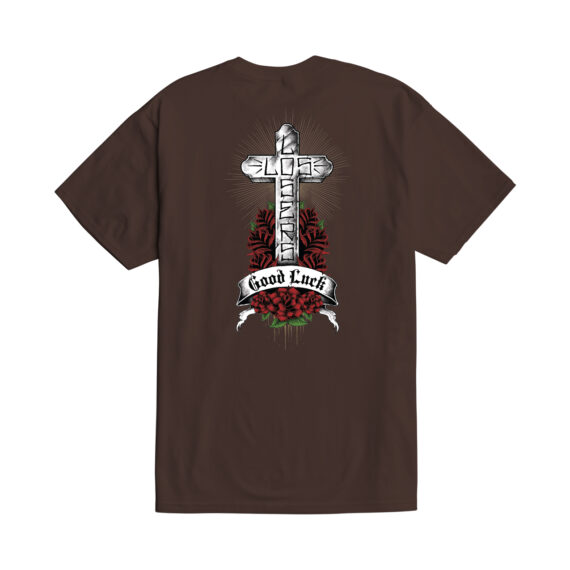 LOSER MACHINE GOOD FORTUNE STOCK TEE JAVA BROWN