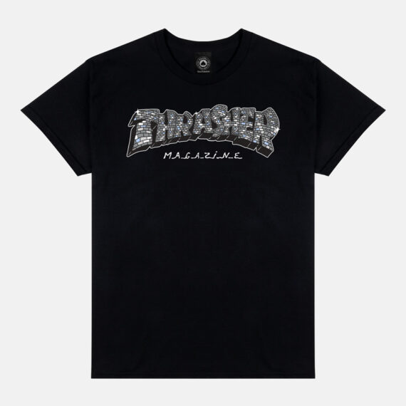 THRASHER DISCO BY SPANKY T-SHIRT BLACK