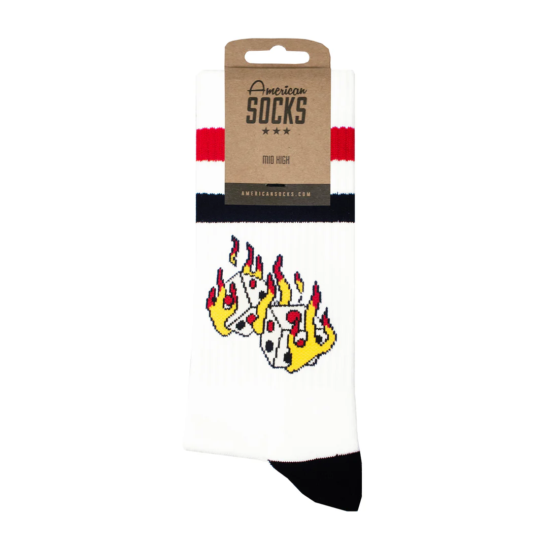 AMERICAN SOCKS ROLL THE DICE MID HIGH ONE - Image 2