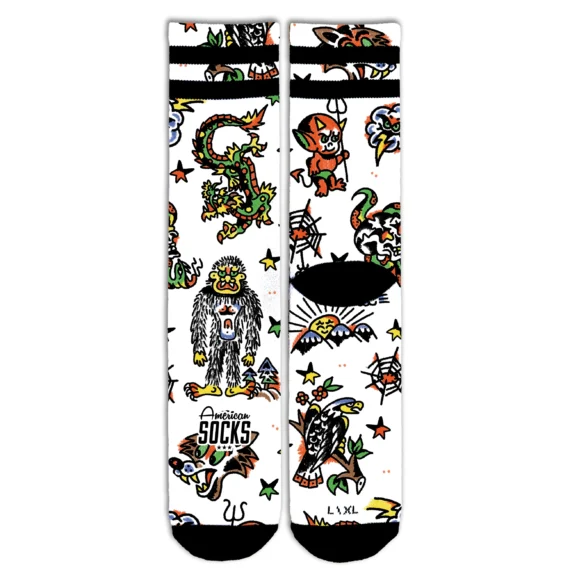 AMERICAN SOCKS OUTLAW MID HIGH