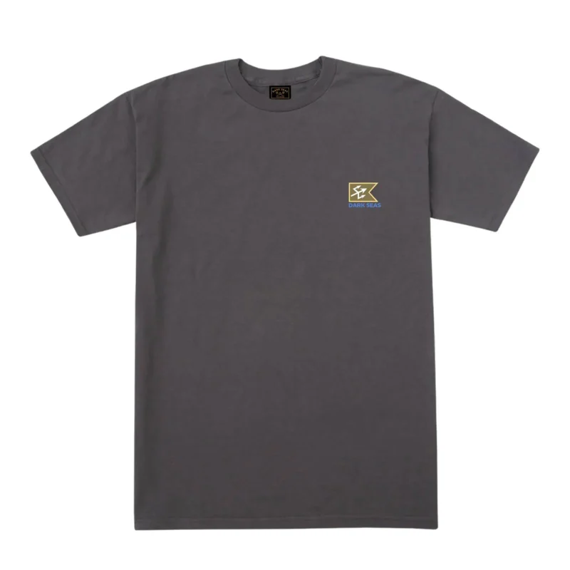 DARK SEAS CENTER POINT RECYCLED S/S T-SHIRT BLACK - Image 2