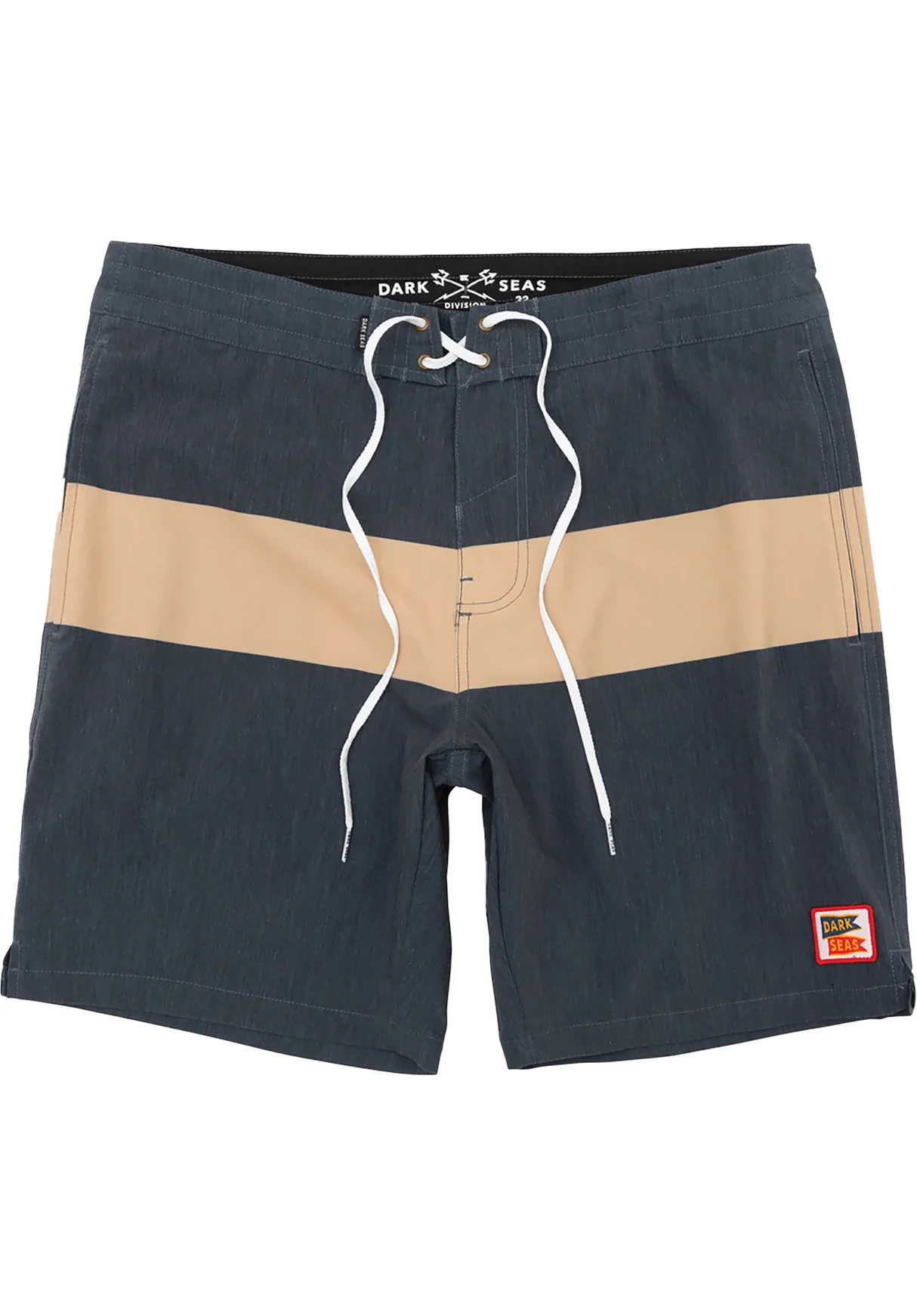 DARK SEAS GREENWICH BOARDSHORT NAVY/KHAKI